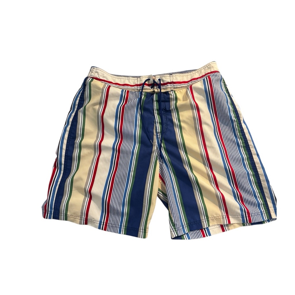 Jantzen Blue and Red Board Shorts Preppy Vibrant Swimwear or casual wear